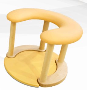 Dullstein Birthing Stool Beech Wood | Febromed-Birth Supplies-Birth Supplies Canada