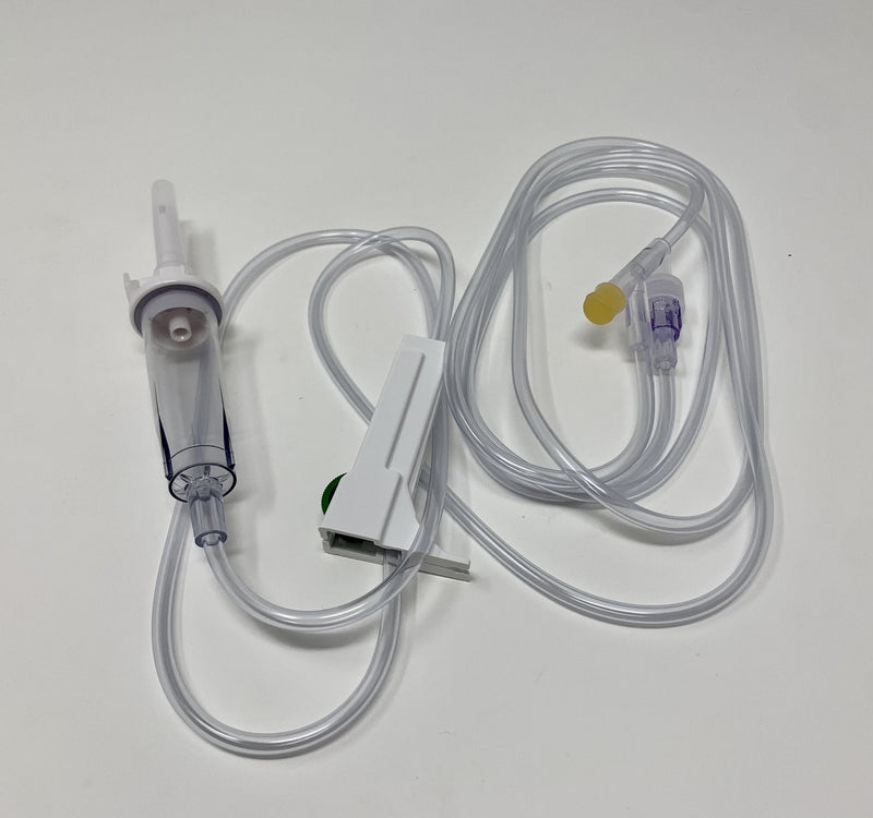 IV Gravity Admin Sets Needle-Free, 15drops/mL, 93" | Braun ~ SALE!-Medical Devices-Birth Supplies Canada