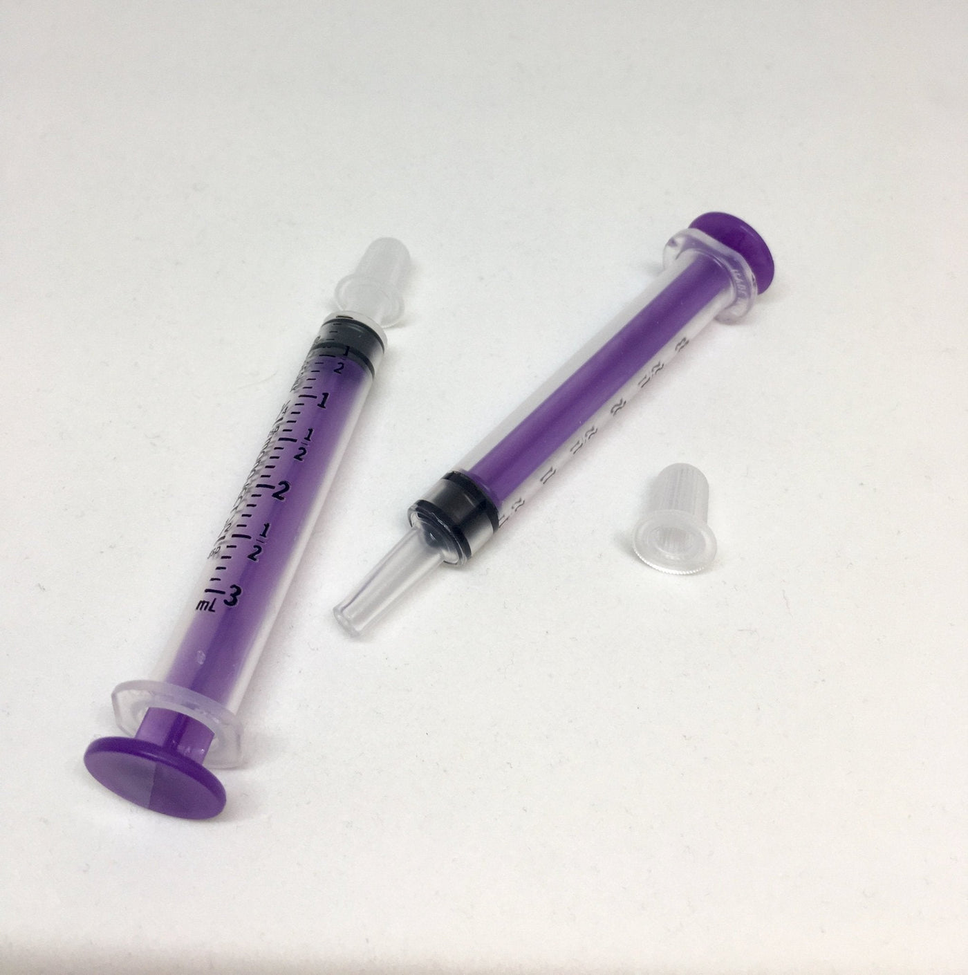 Syringe Tip Cap ITROLLE 100PCS Mixed Color Medicina Oral Tip