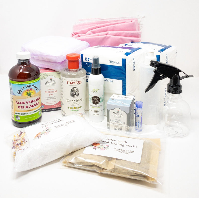 Gladness Postpartum Care Kit After Birth Essentials Stretch Briefs, OB  Pads, Perineal Cold Packs, Peri Bottle, Dermoplast, Tucks -  Canada